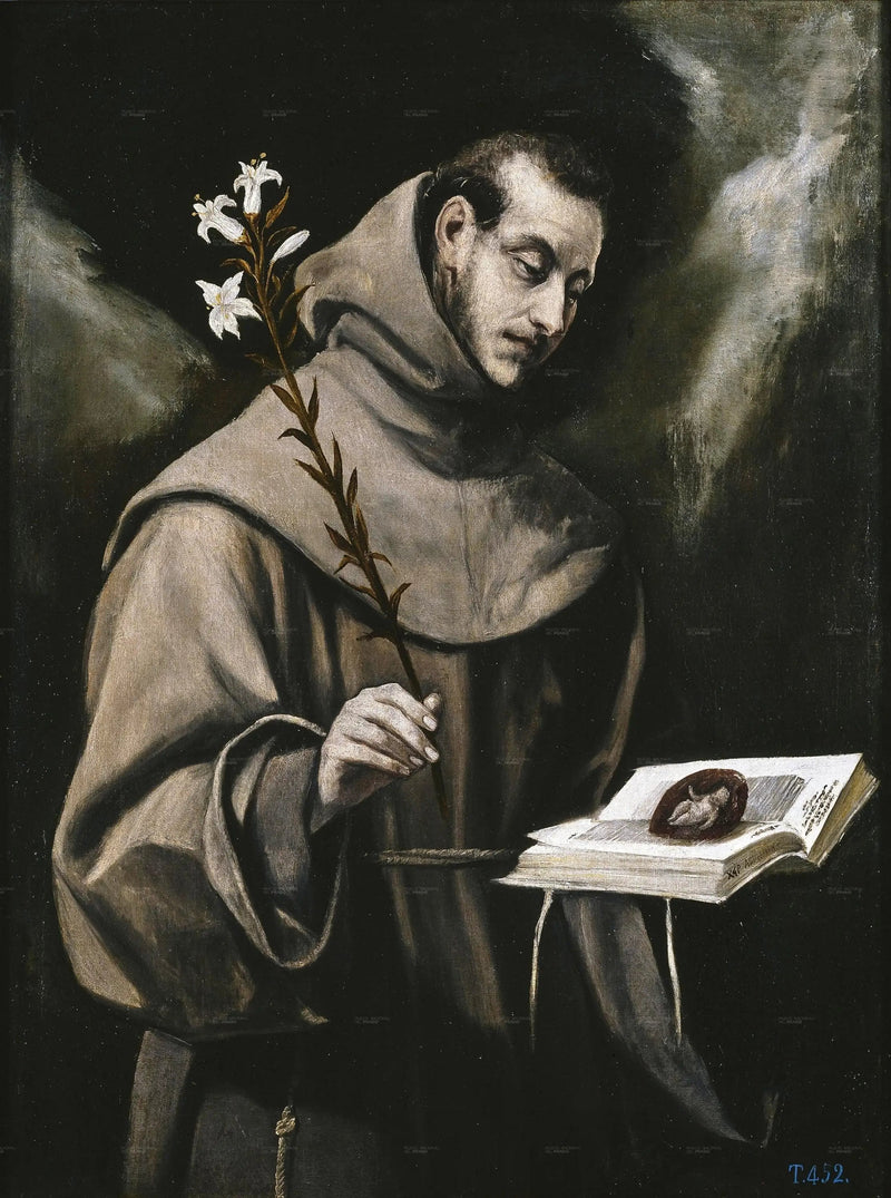 Święty Antoni z Padwy - El Greco