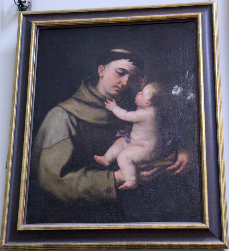 Święty Antoni z Padwy i Dzieciątko Jezus - Luca Giordano