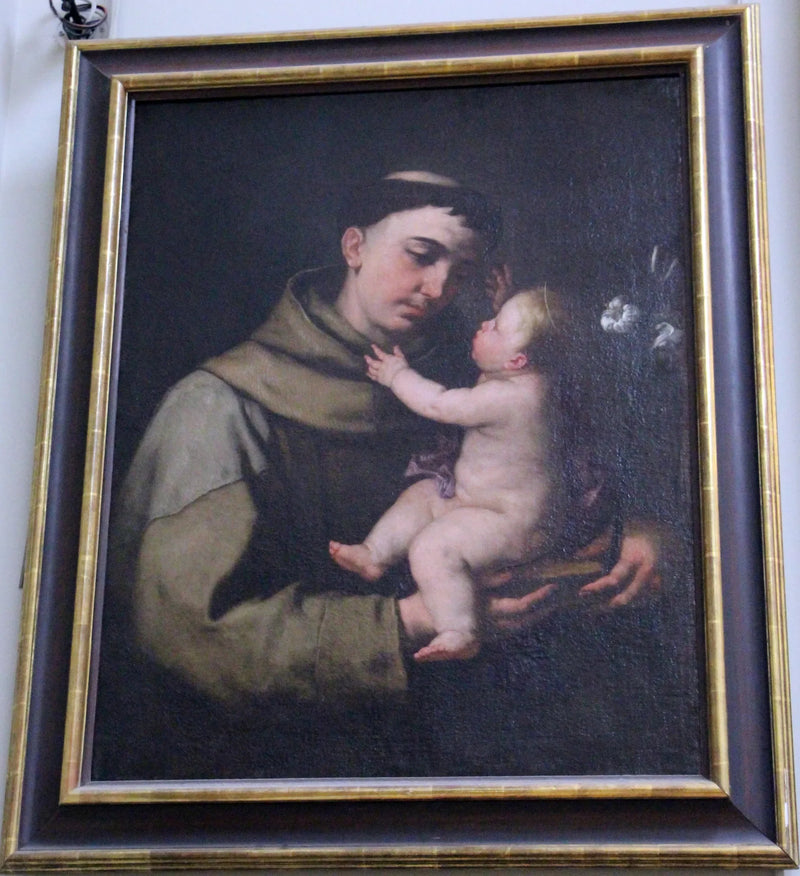 Święty Antoni z Padwy i Dzieciątko Jezus - Luca Giordano