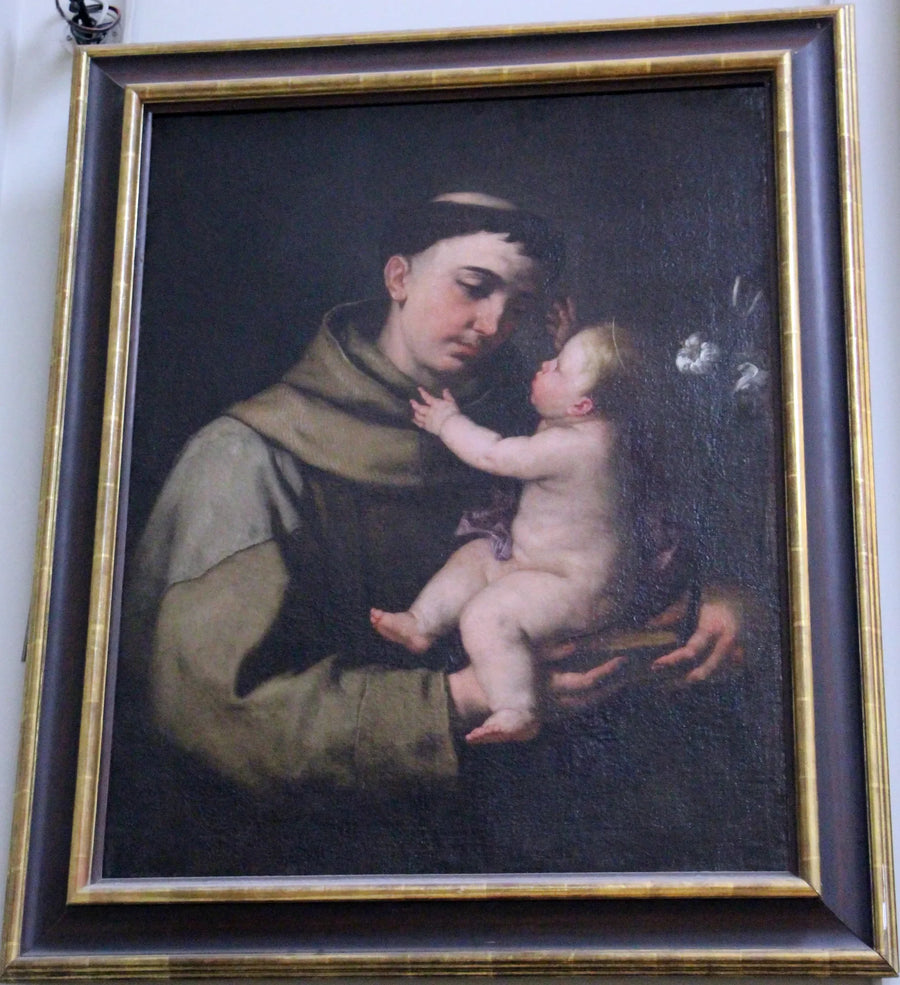 Święty Antoni z Padwy i Dzieciątko Jezus - Luca Giordano