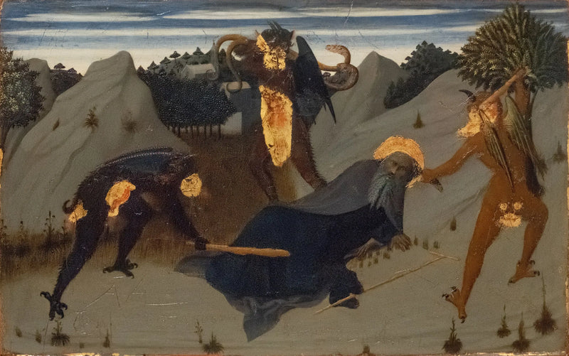Święty Antonius prześladowany przez demony - Stefano di Giovanni (Sassetta)