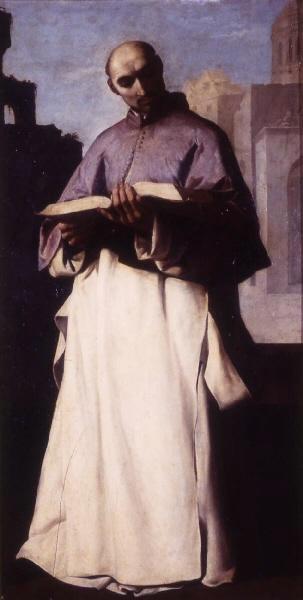 Saint Artaldus - Francisco de Zurbarań