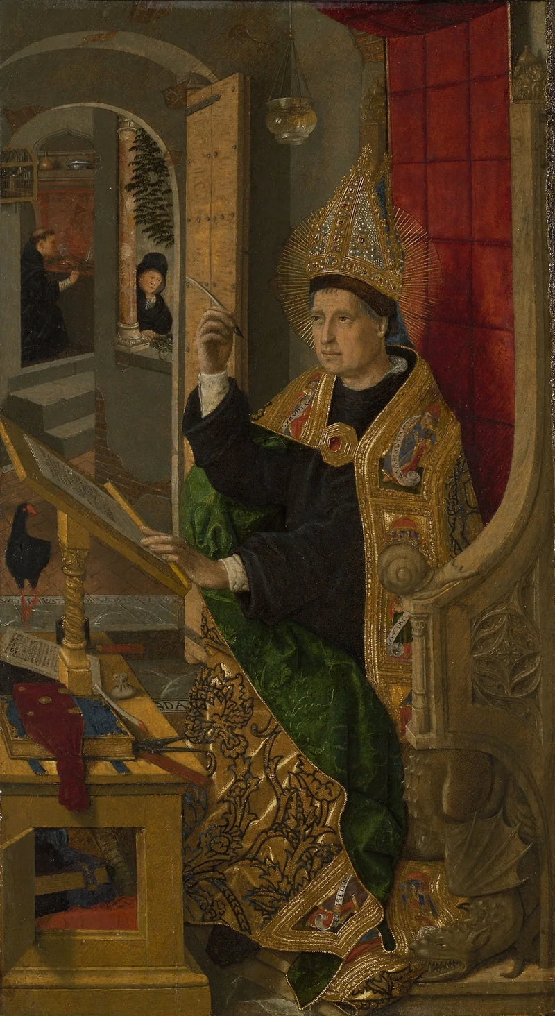Święty Augustyn - Bartolomé Bermejo