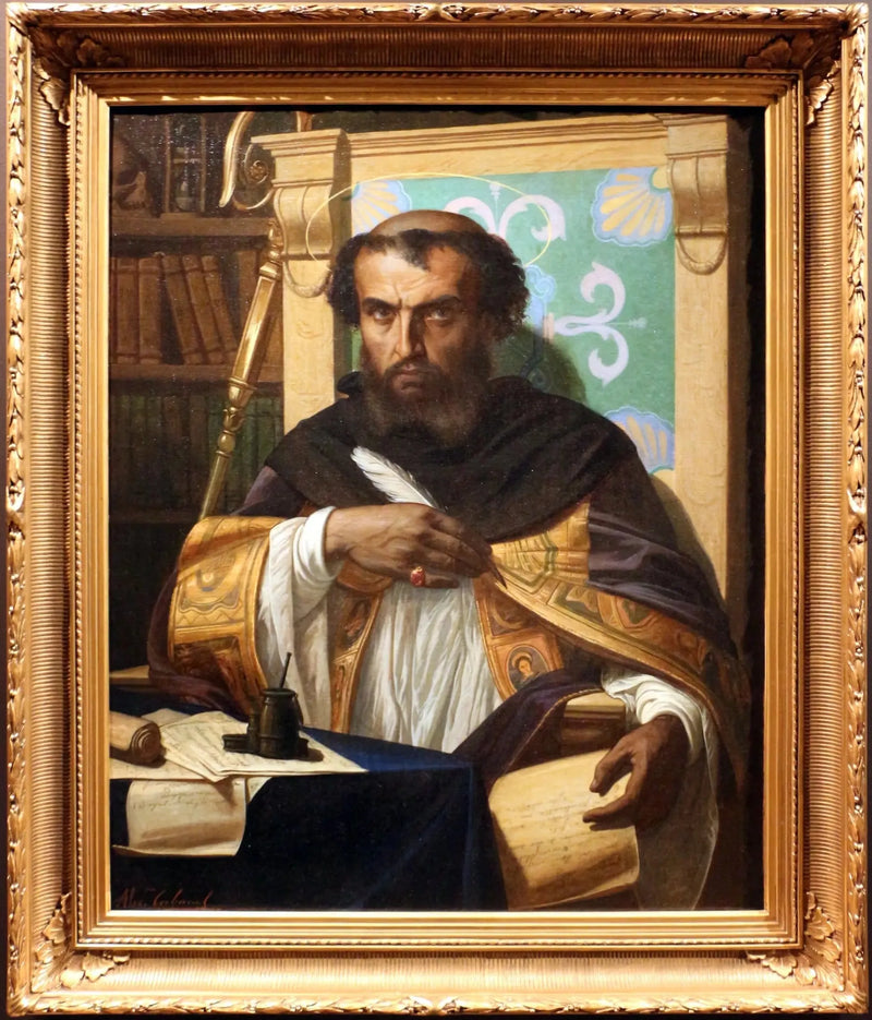 Święty Augustyn w swoim biurze - Alexandre Cabanel