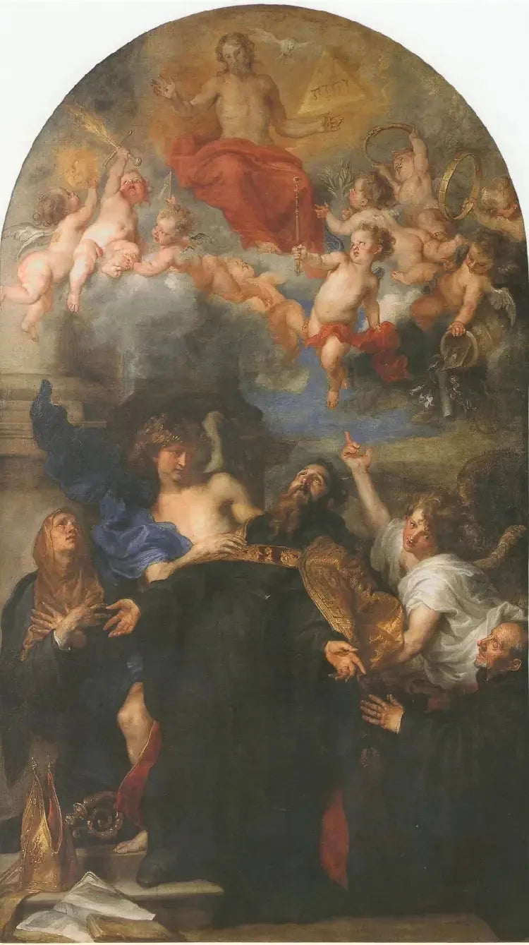 Święty Augustyn w ekstazie - Antoine van Dyck