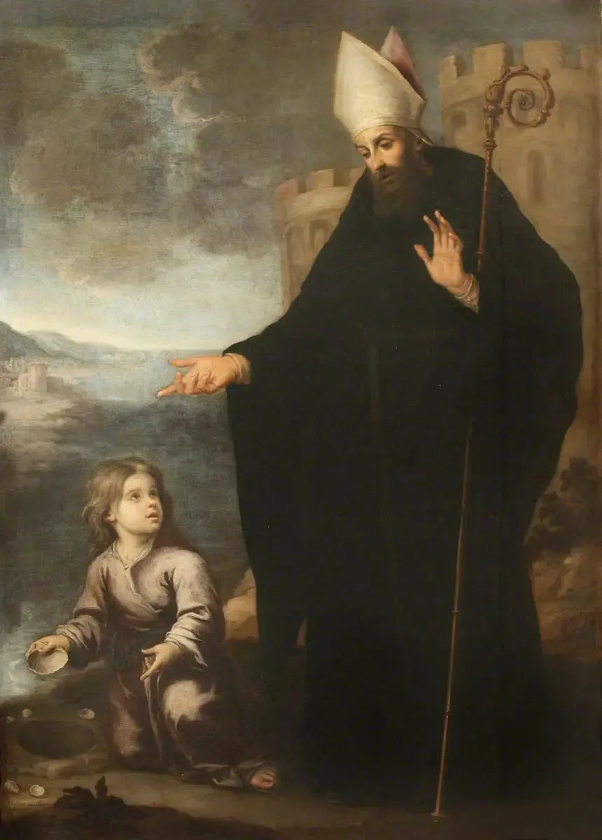 Święty Augustyn i tajemnica Trójcy Świętej - Bartolomé Esteban Murillo
