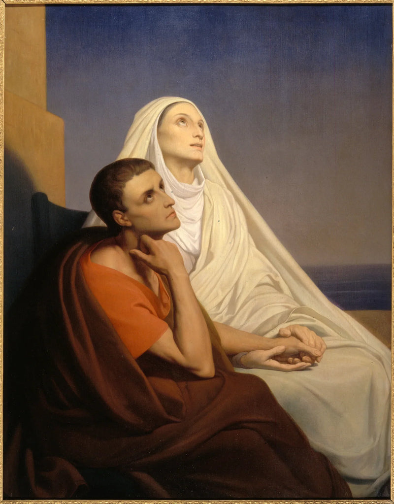 Święty Augustyn i Święta Monika - Ary Scheffer