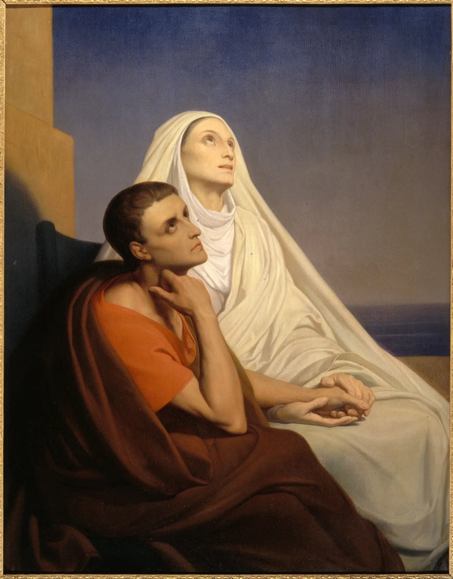 Święty Augustyn i Święta Monika - Ary Scheffer