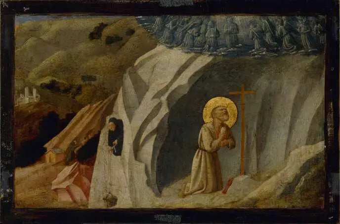 Święty Benedykt z Subiaco - Fra Angelico