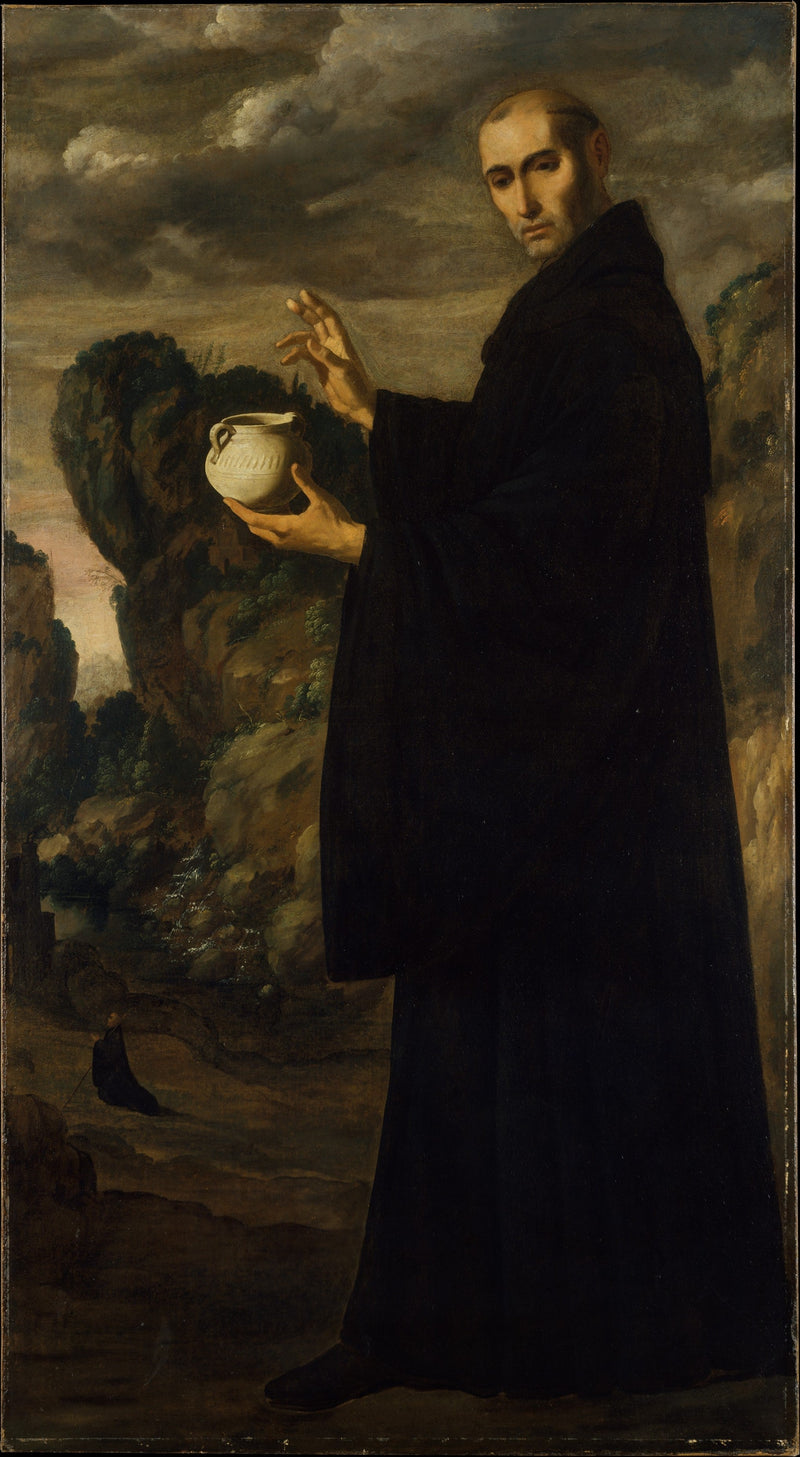 Święty Benoît - Francisco de Zurbarań