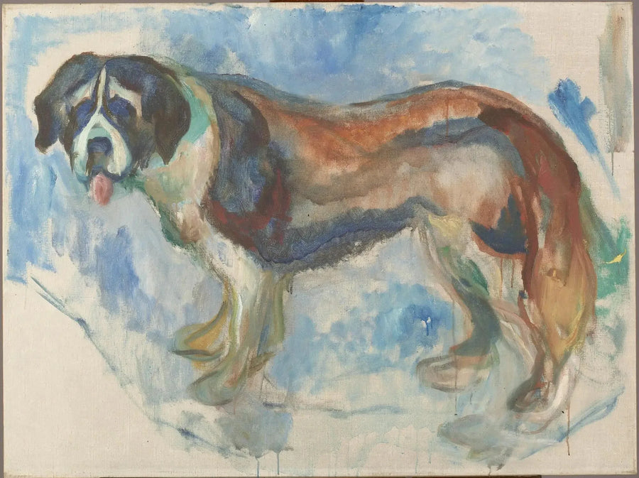 Święty Bernard w śniegu - Edvard Munch