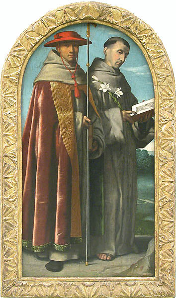 Święty Bonawentura i święty Antoni Padewski - Alessandro Bonvicino