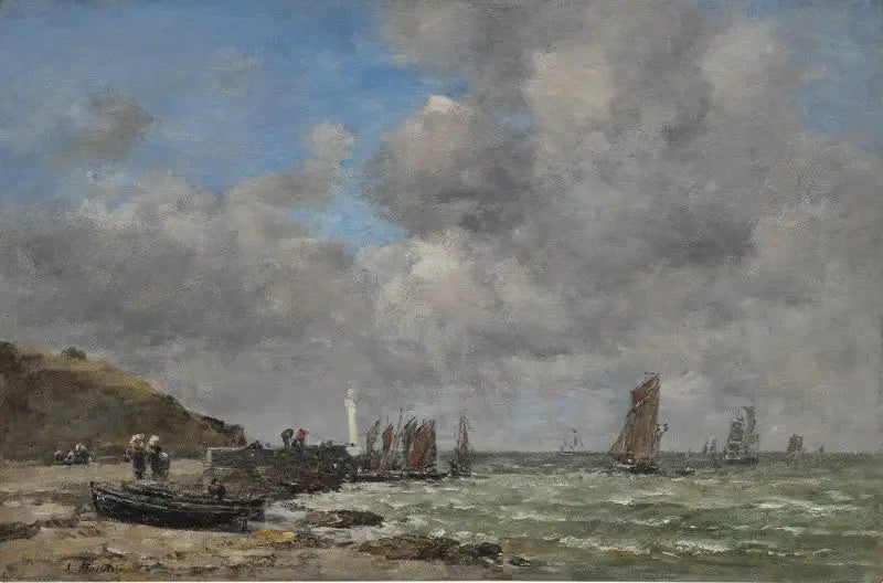 Saint-Brieuc, brzegi Légué - Eugène Boudin