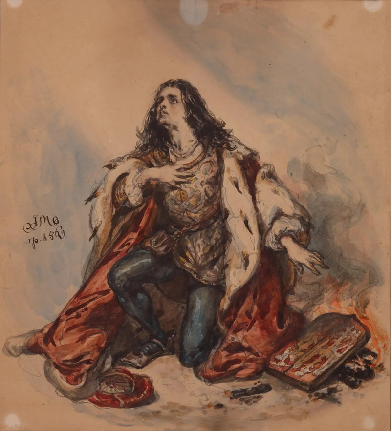 Święty Kazimierz - Książę dziedziczny Polski - Jan Matejko