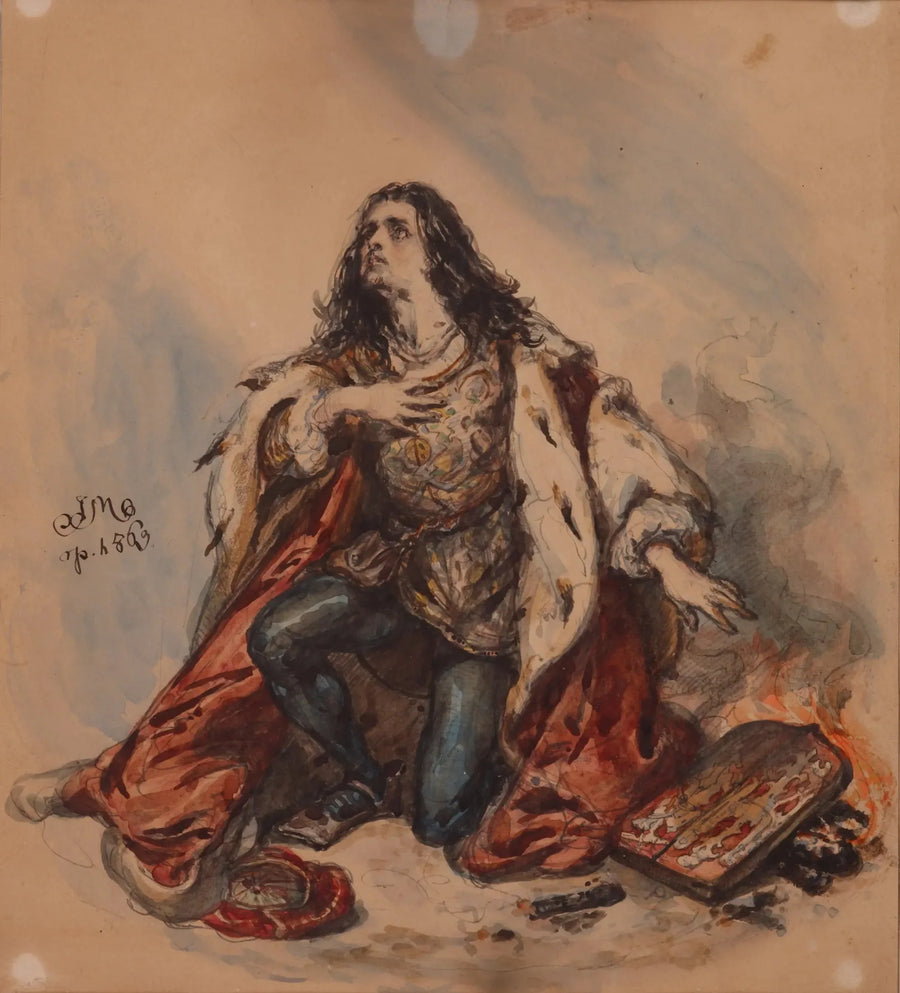 Święty Kazimierz - Książę dziedziczny Polski - Jan Matejko