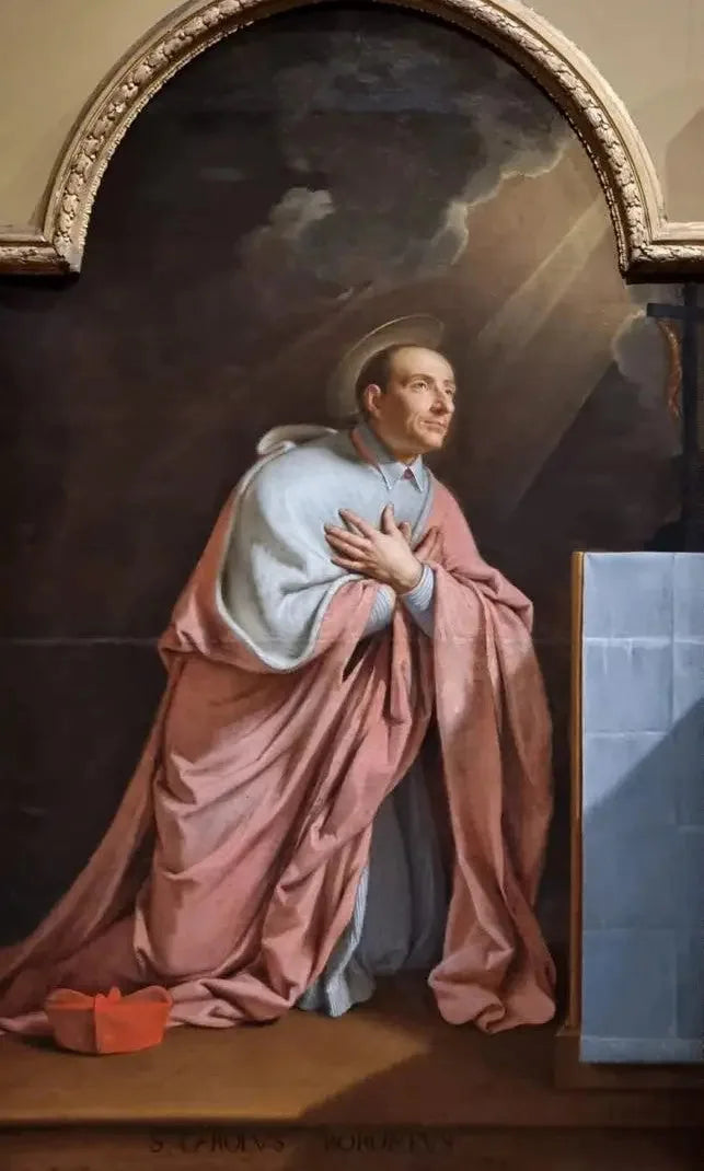Święty Karol Boromeusz w modlitwie - Philippe de Champaigne