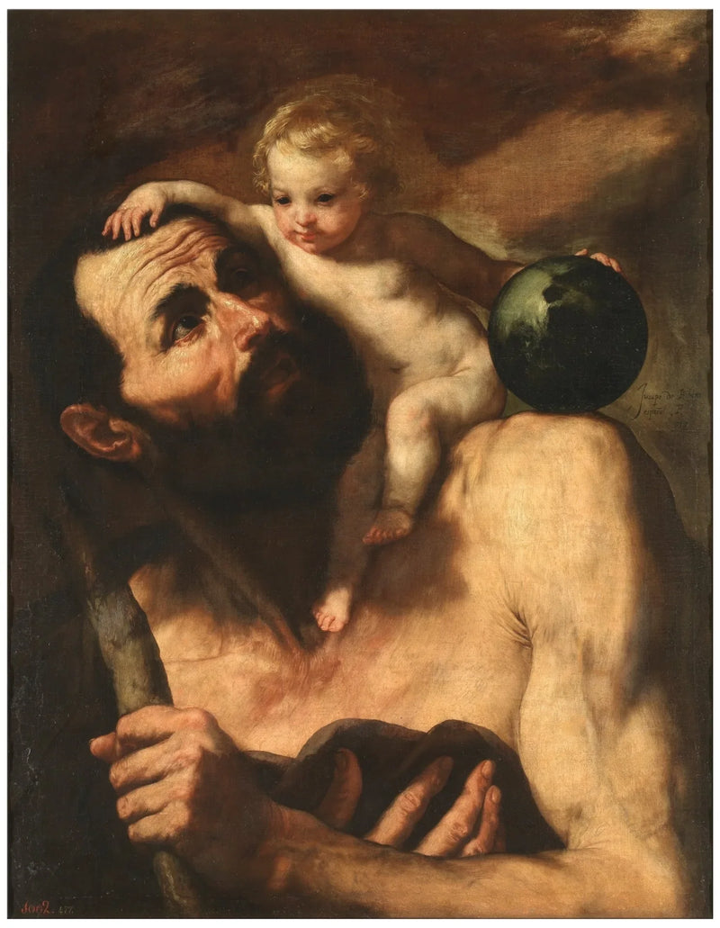 Święty Krzysztof - Jusepe de Ribera
