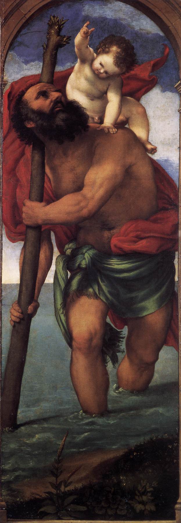 Święty Krzysztof - Lorenzo Lotto