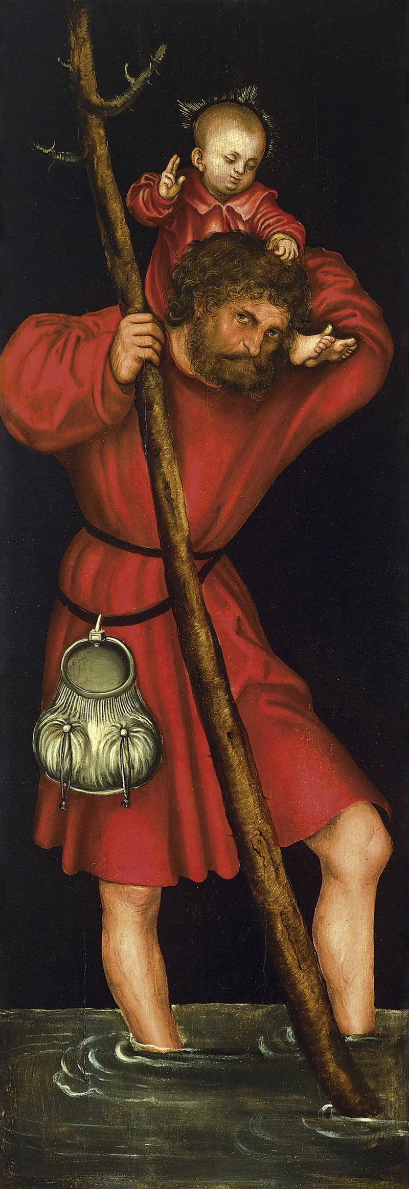 Święty Krzysztof - Lucas Cranach Starszy