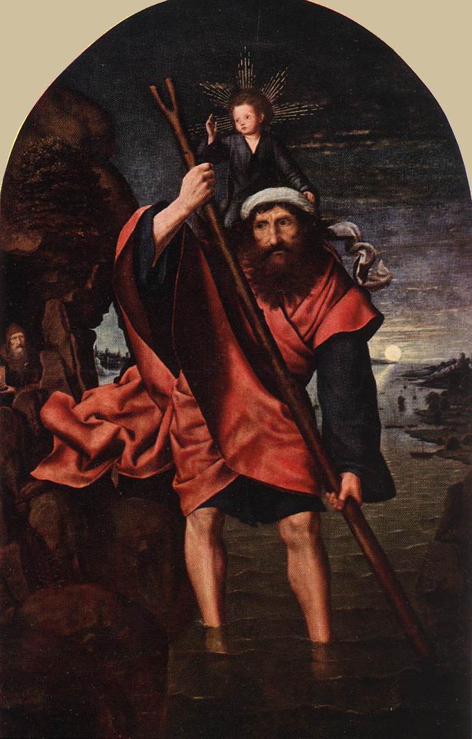 Święty Krzysztof - Quentin Metsys