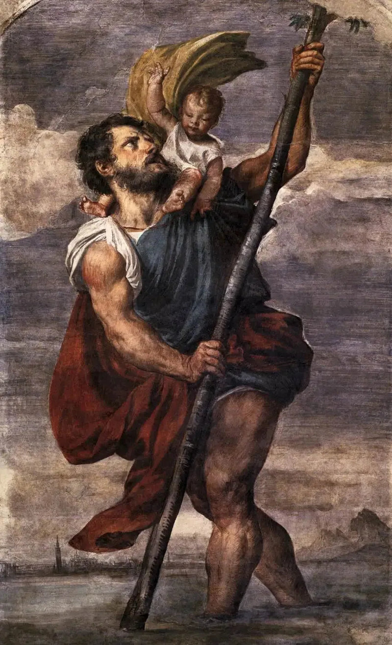Święty Krzysztof - Titian