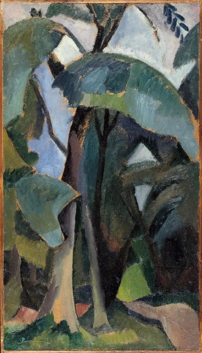 Saint-Cloud, studium krajobrazu - Robert Delaunay
