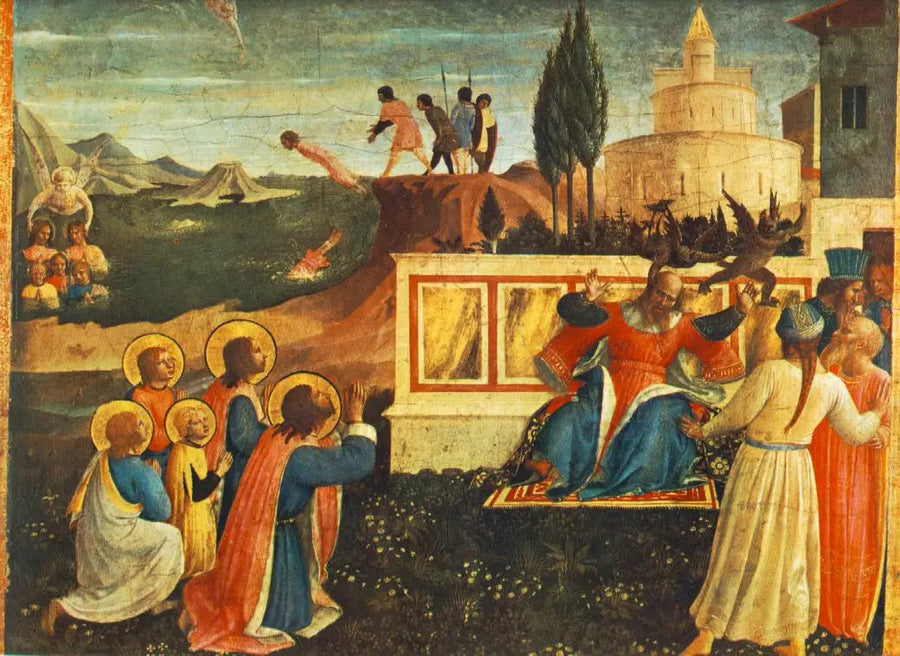 Święty Cuma i Święty Damian ocaleni - Fra Angelico