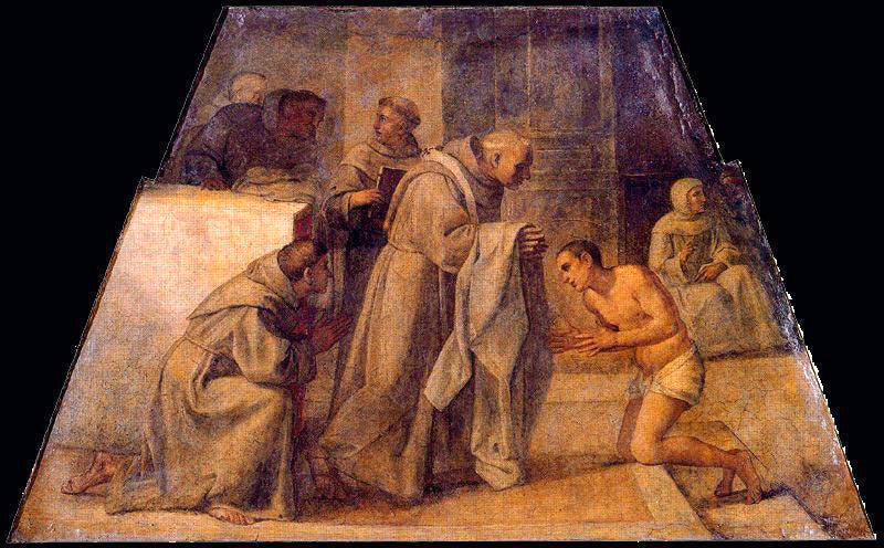 Święta Didaque z Alcalá przyjmująca habit franciszkański - Annibale Carracci