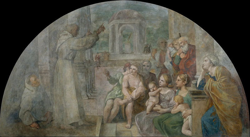 Święta Didache głosząca kazanie - Annibale Carracci