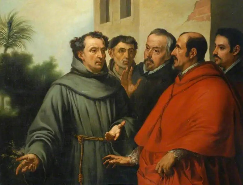 Święty Diego z Alcalá w ekstazie przed krzyżem - Bartolomé Esteban Murillo
