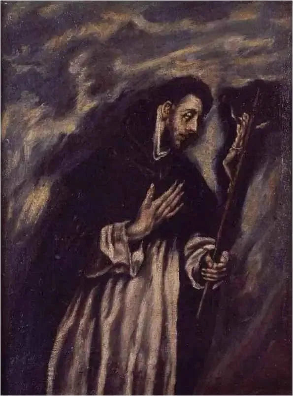 Święty Dominik w modlitwie - El Greco
