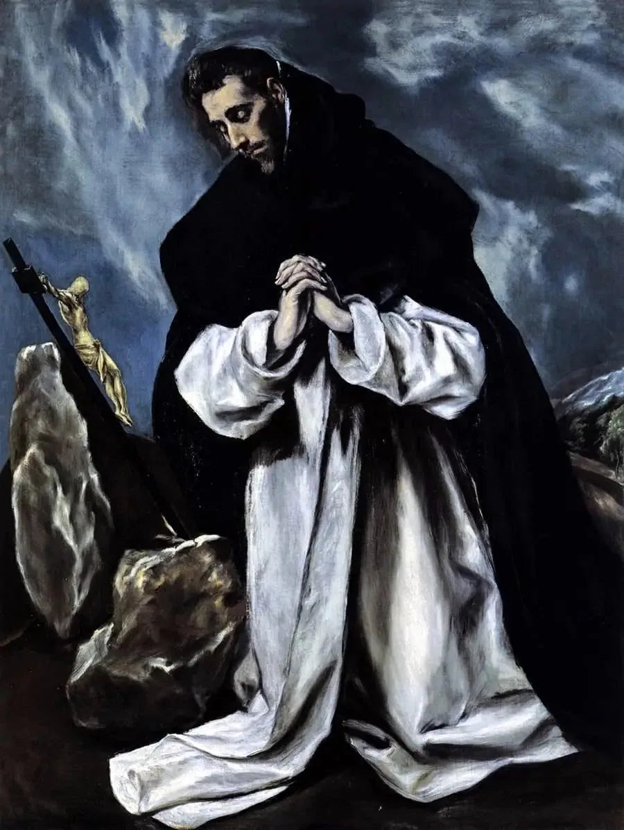 Święty Dominik w modlitwie - El Greco
