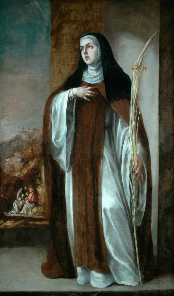 Święta Eustochium - Juan de Valdés Leal