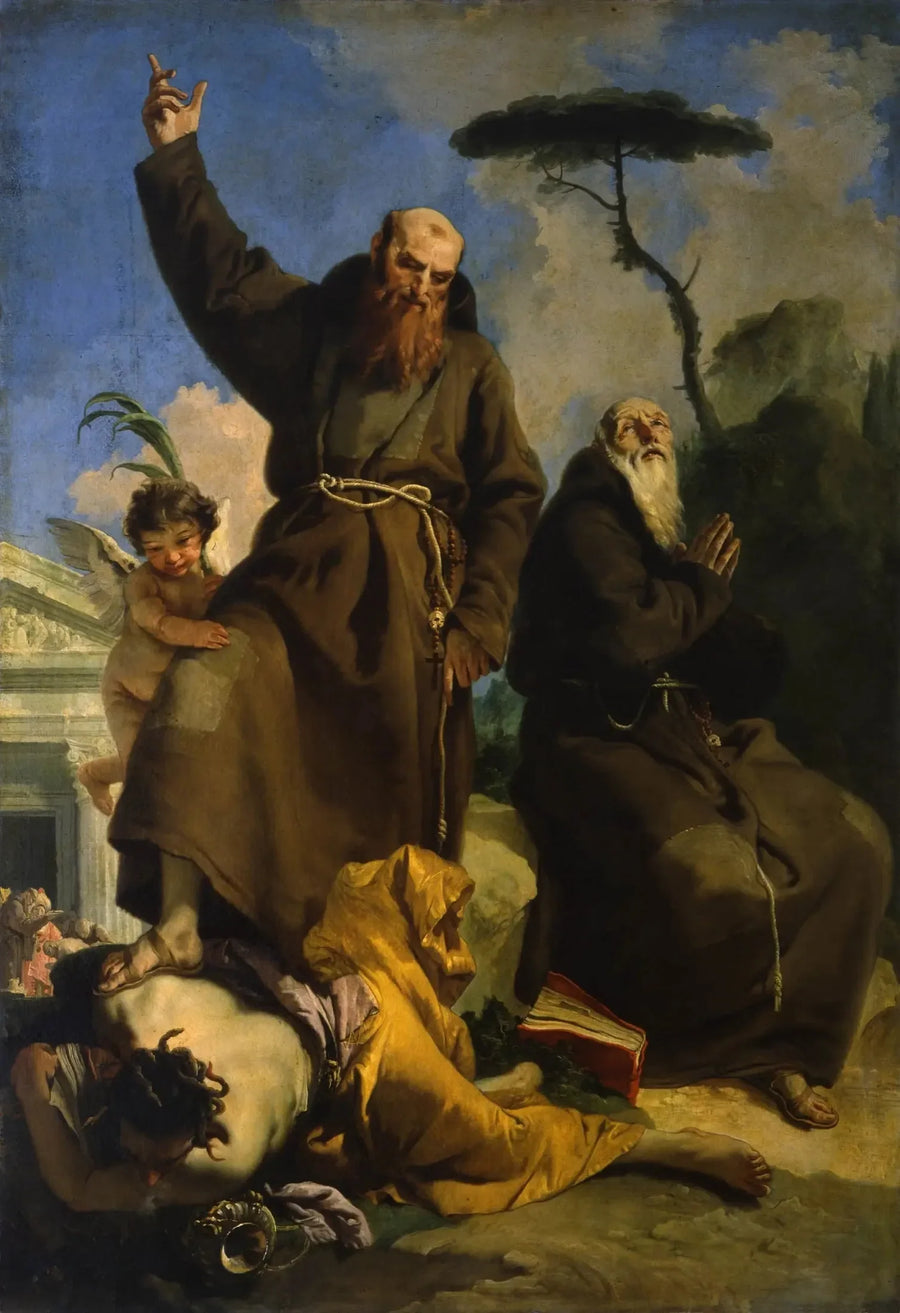 Święty Fideles z Sigmarigen i Święty Józef z Leonessy - Giovanni Battista Tiepolo