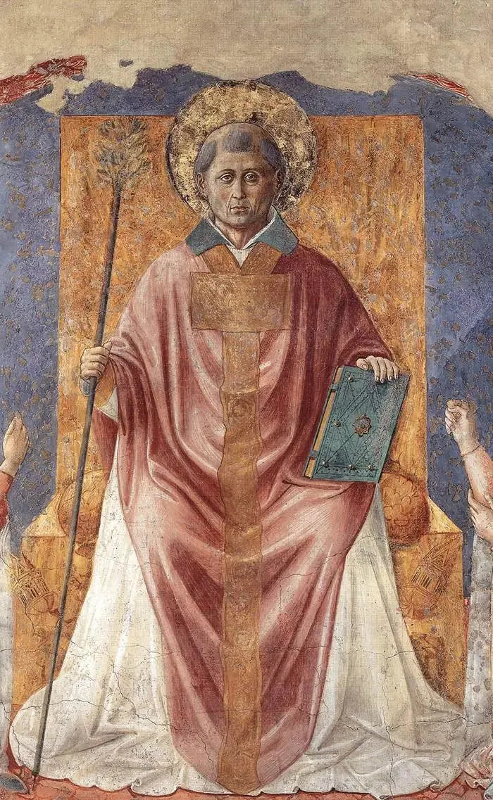 Święty Fortunat intronizowany - Benozzo Gozzoli