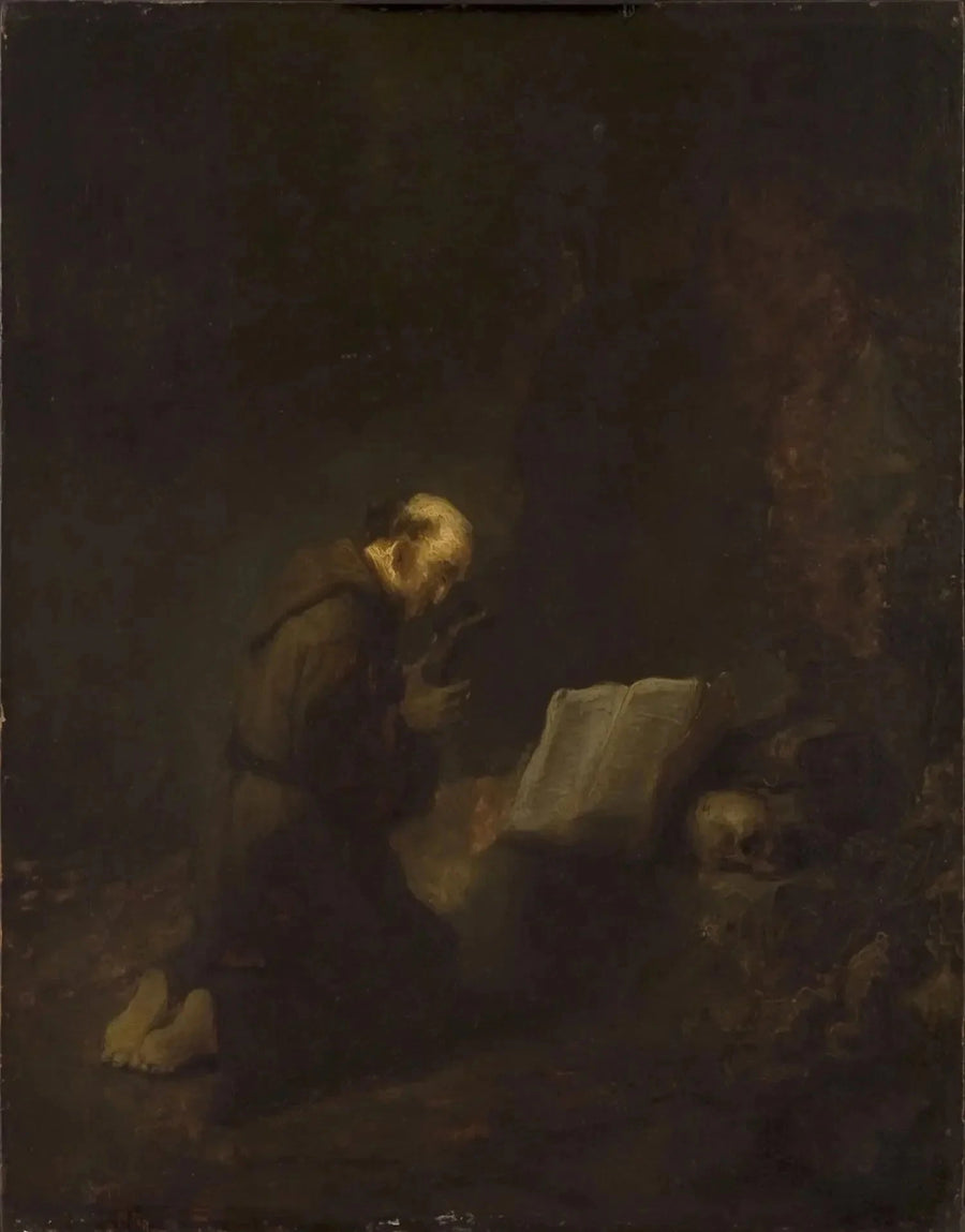 Święty Franciszek z Asyżu na modlitwie - Rembrandt