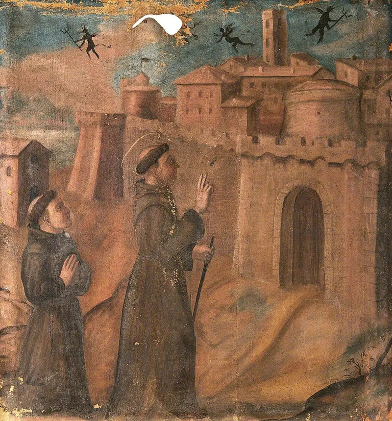 Święty Franciszek wypędzający demony - Giotto