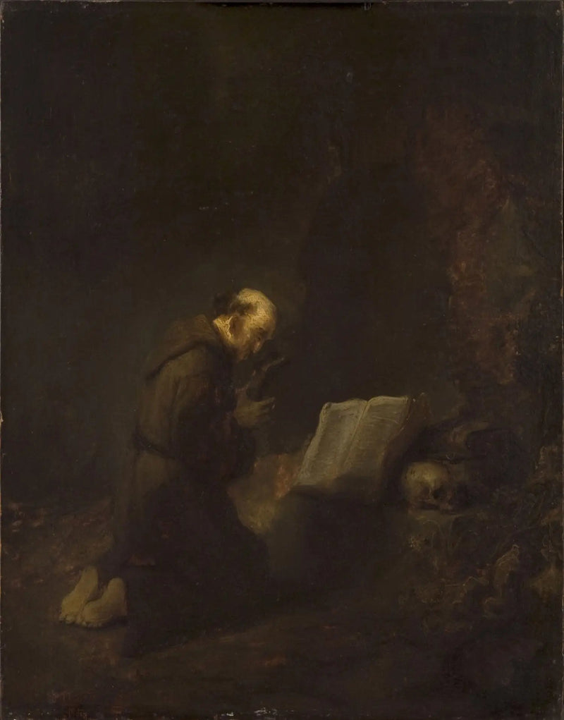 Święty Franciszek z Asyżu na modlitwie - Rembrandt