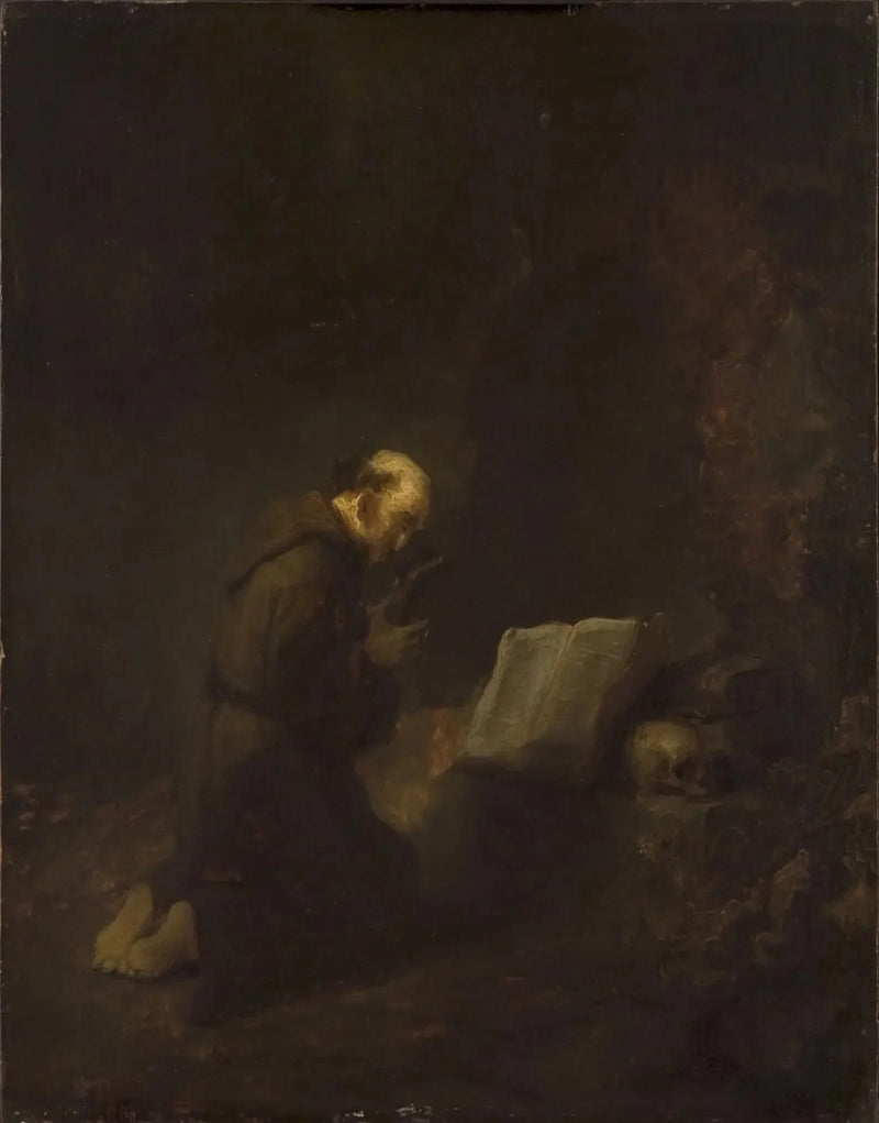 Święty Franciszek z Asyżu na modlitwie - Rembrandt