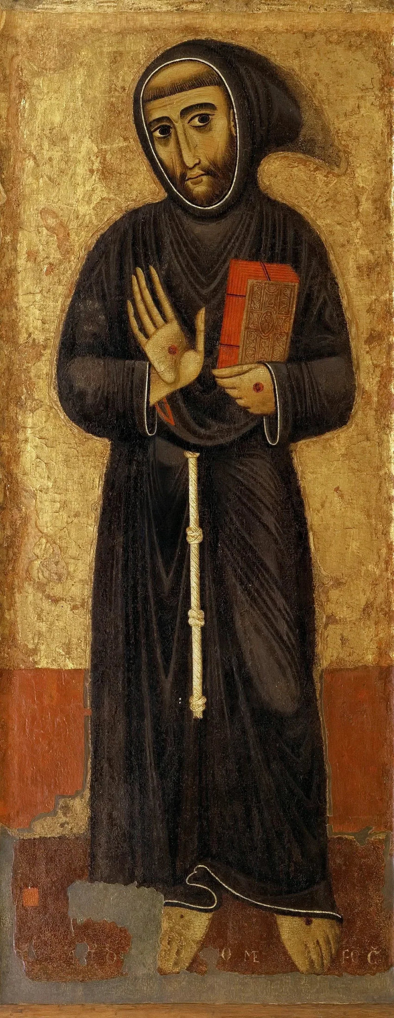 Święty Franciszek z Asyżu - Margaritone z Arezzo