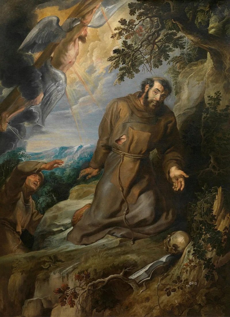 Święty Franciszek z Asyżu otrzymujący stygmaty - Peter Paul Rubens