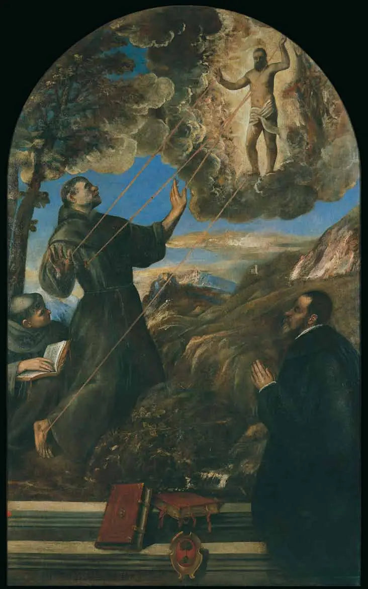 Święty Franciszek z Asyżu otrzymujący stygmaty - Titian