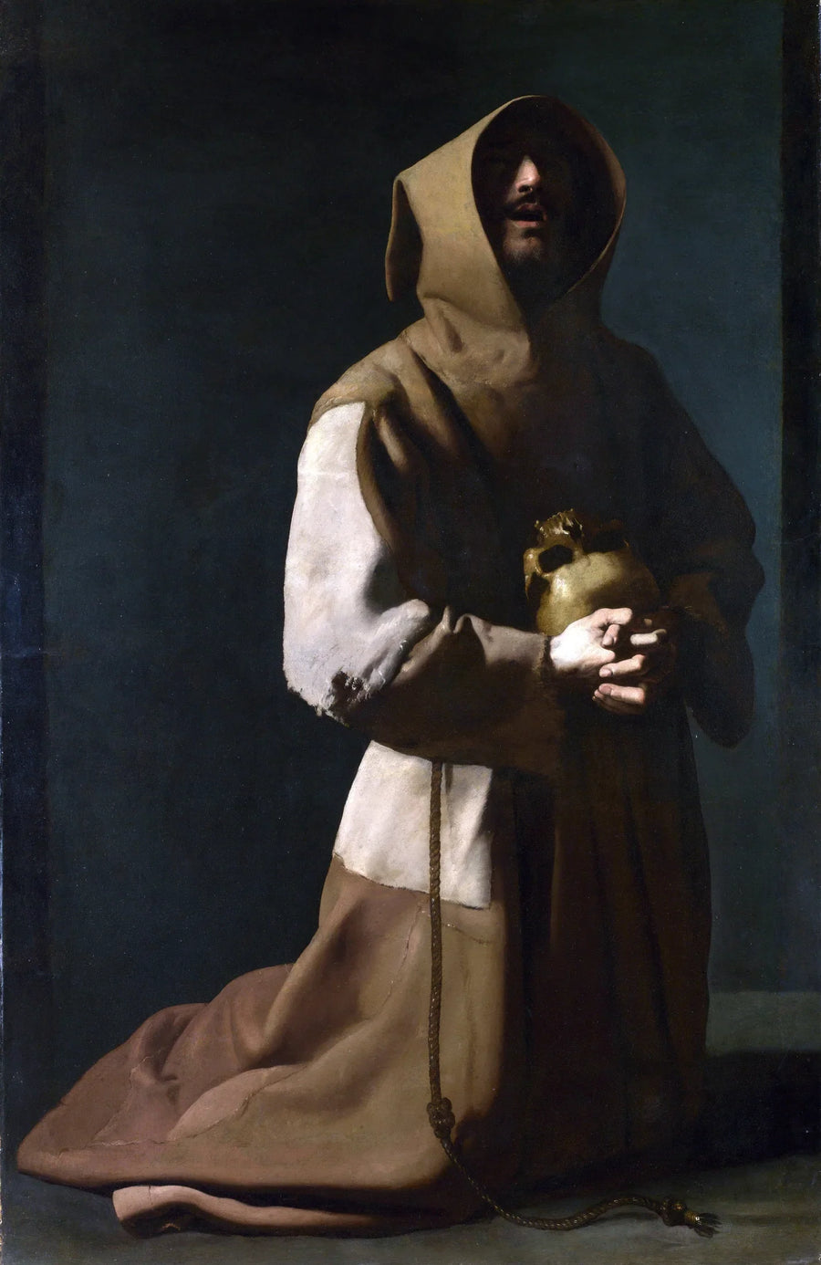 Święty Franciszek w medytacji - Francisco de Zurbarán