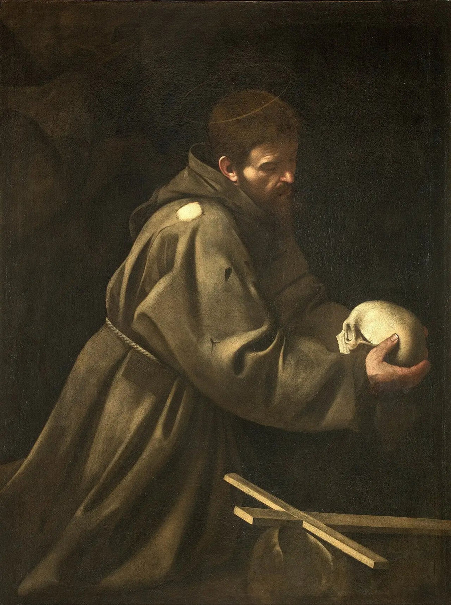 Święty Franciszek w medytacji - Caravaggio