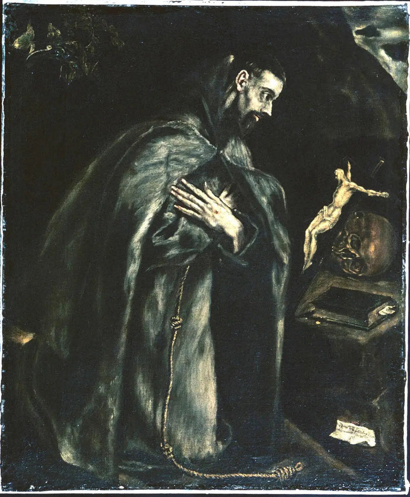 Święty Franciszek w modlitwie - El Greco