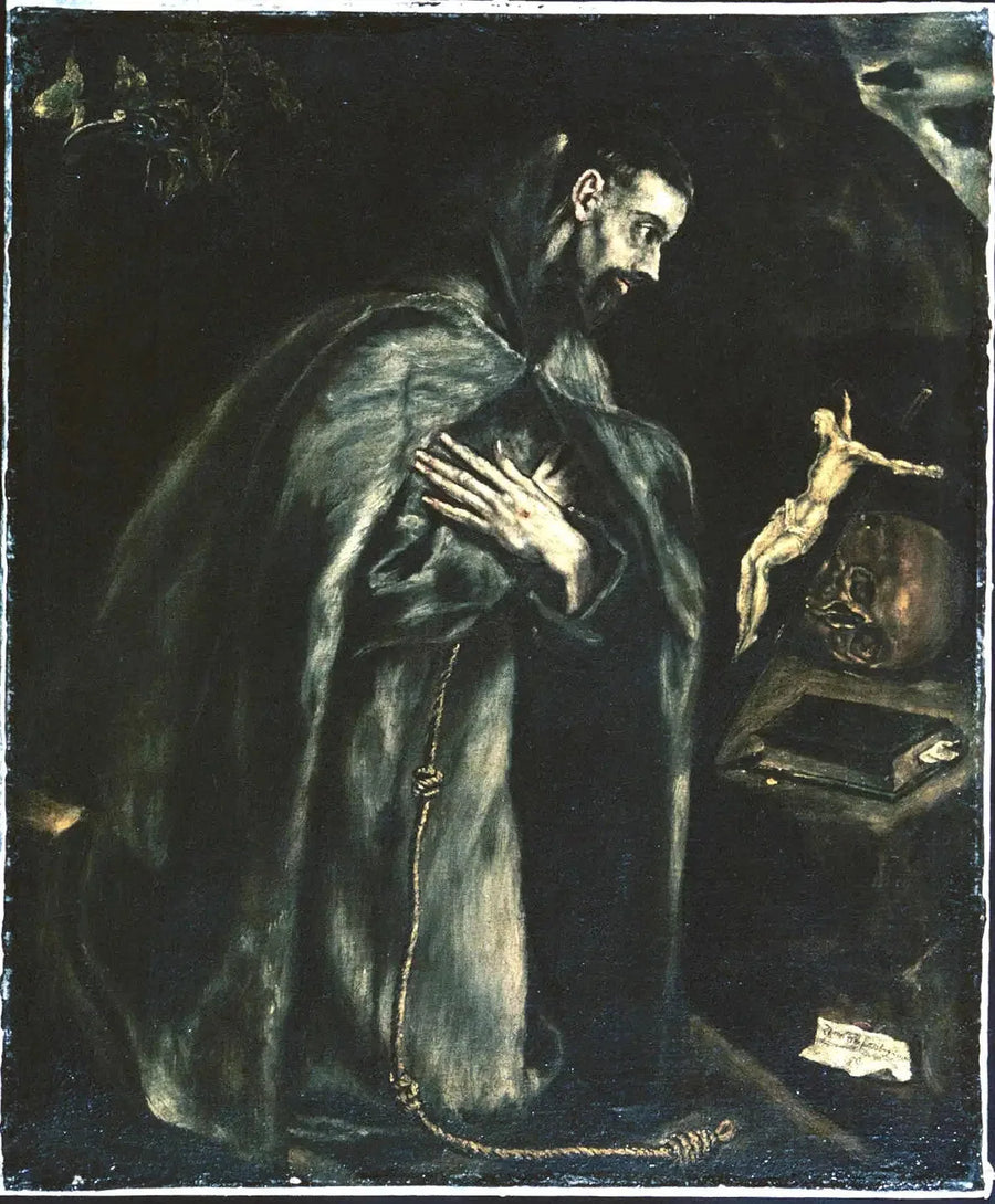 Święty Franciszek w modlitwie - El Greco