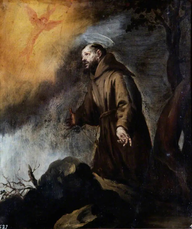 Święty Franciszek otrzymujący stygmaty - Bartolomé Esteban Murillo