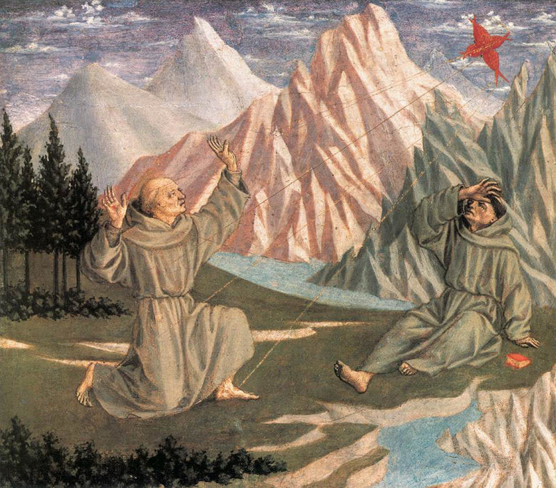 Święty Franciszek otrzymujący stygmaty - Domenico Veneziano