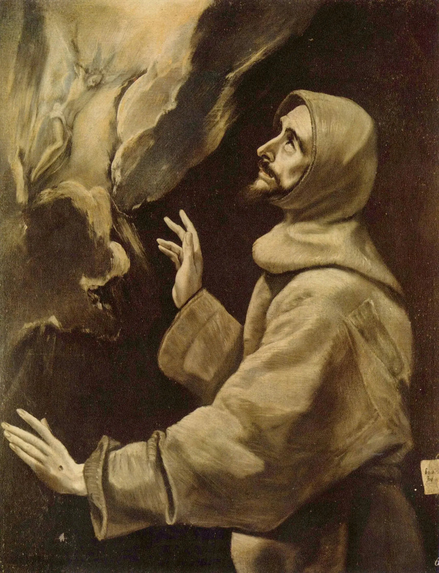 Święty Franciszek otrzymujący stygmaty - El Greco