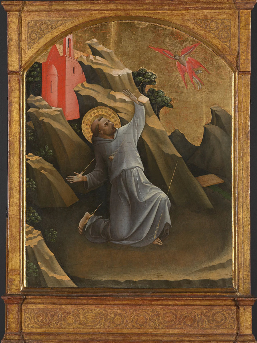 Święty Franciszek otrzymujący stygmaty - Lorenzo Monaco